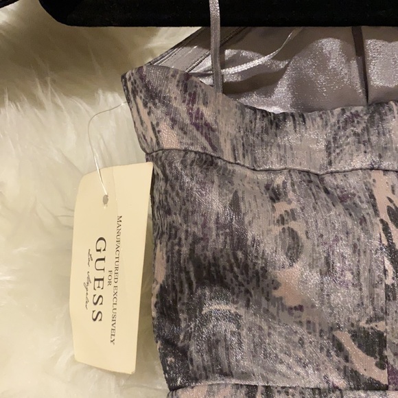 Guess Strapless Ruffled Mini Dress - Picture 4 of 4